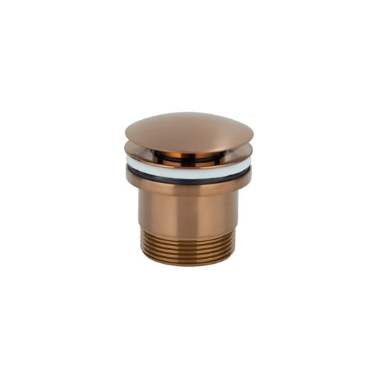 Pop Up Brushed Copper Waste 40mm