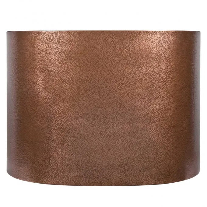 Antique Copper Hammered Double Wall Oval Japanese Soaking Tub