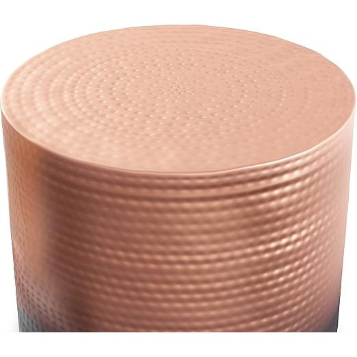 Pure Copper Side Table Antique Hammered