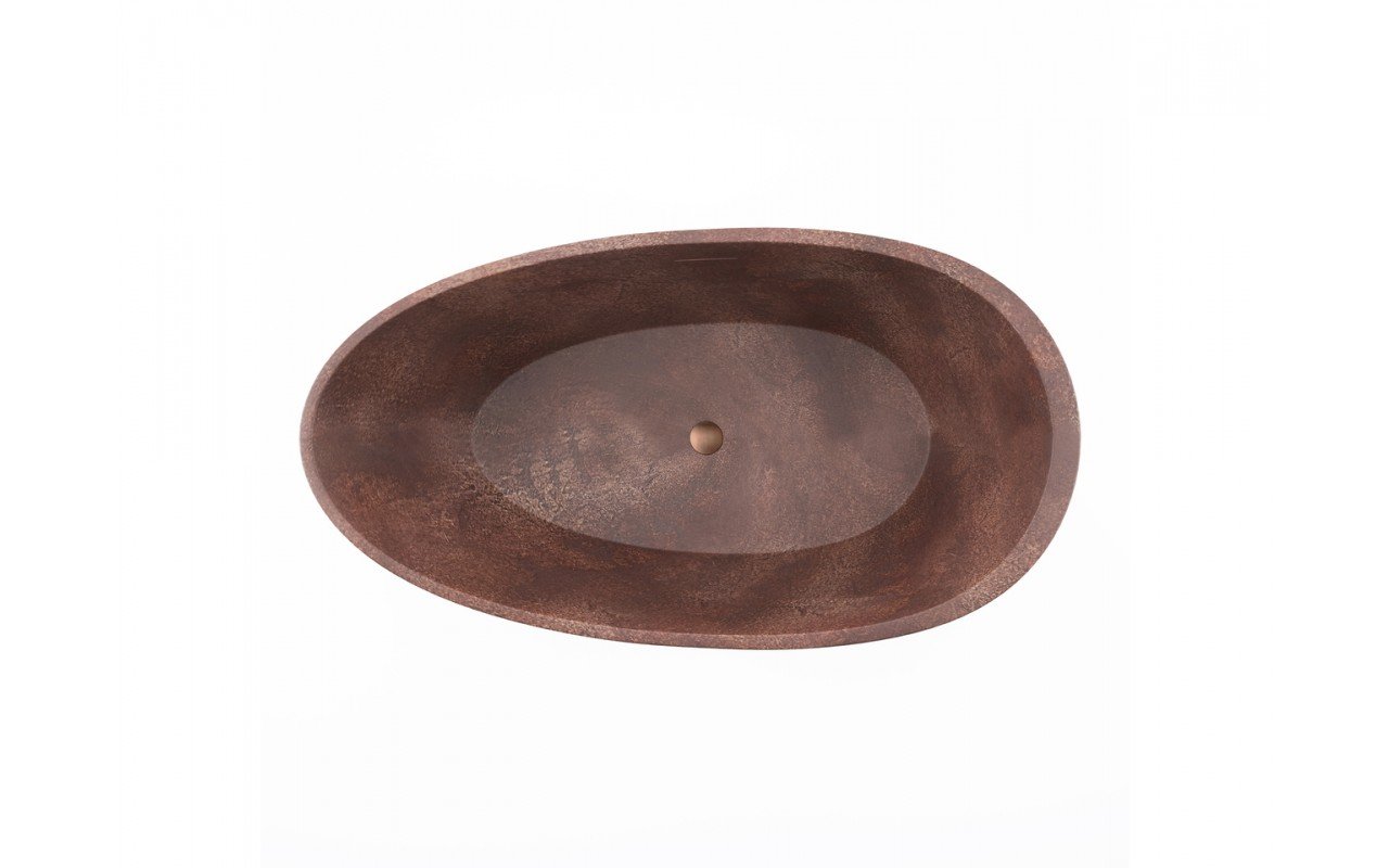 Antique Oval Copper Bath