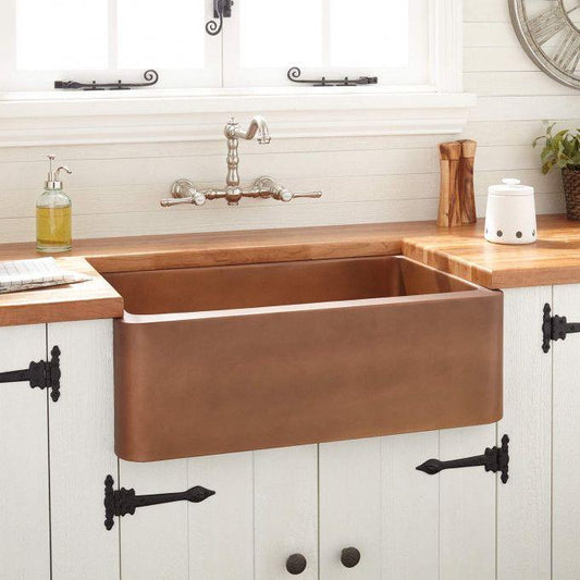 Copper Farmhouse Sink Small