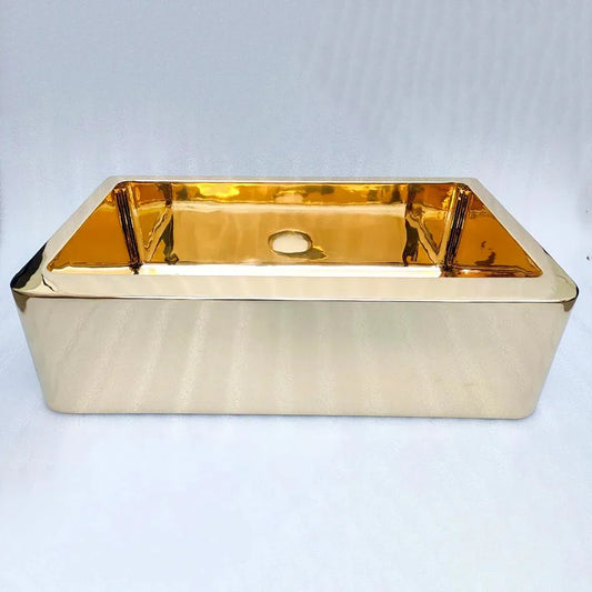 Copper Farmhouse Sink Large Shiny