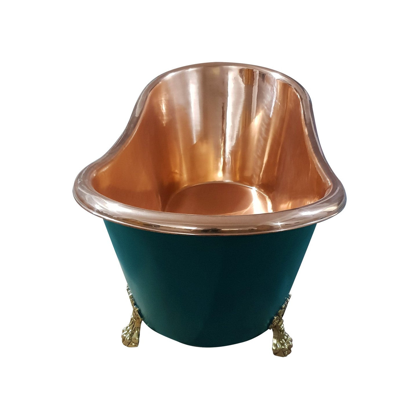 Butler Blue Clawfoot Bath (Made From Solid Copper)