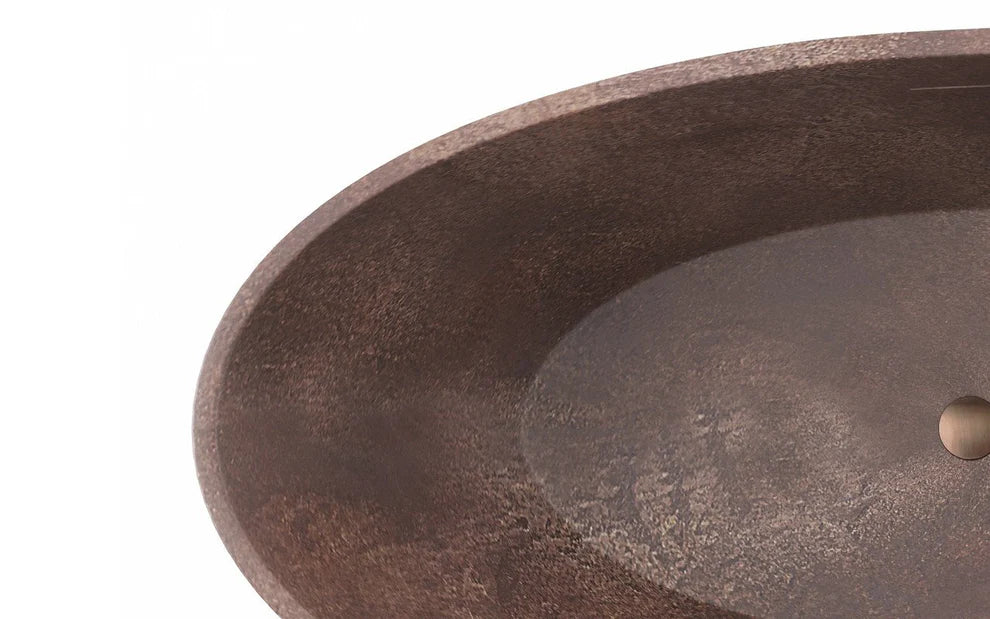 Antique Oval Copper Bath