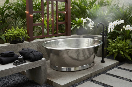 Copper Nickel Round Bath