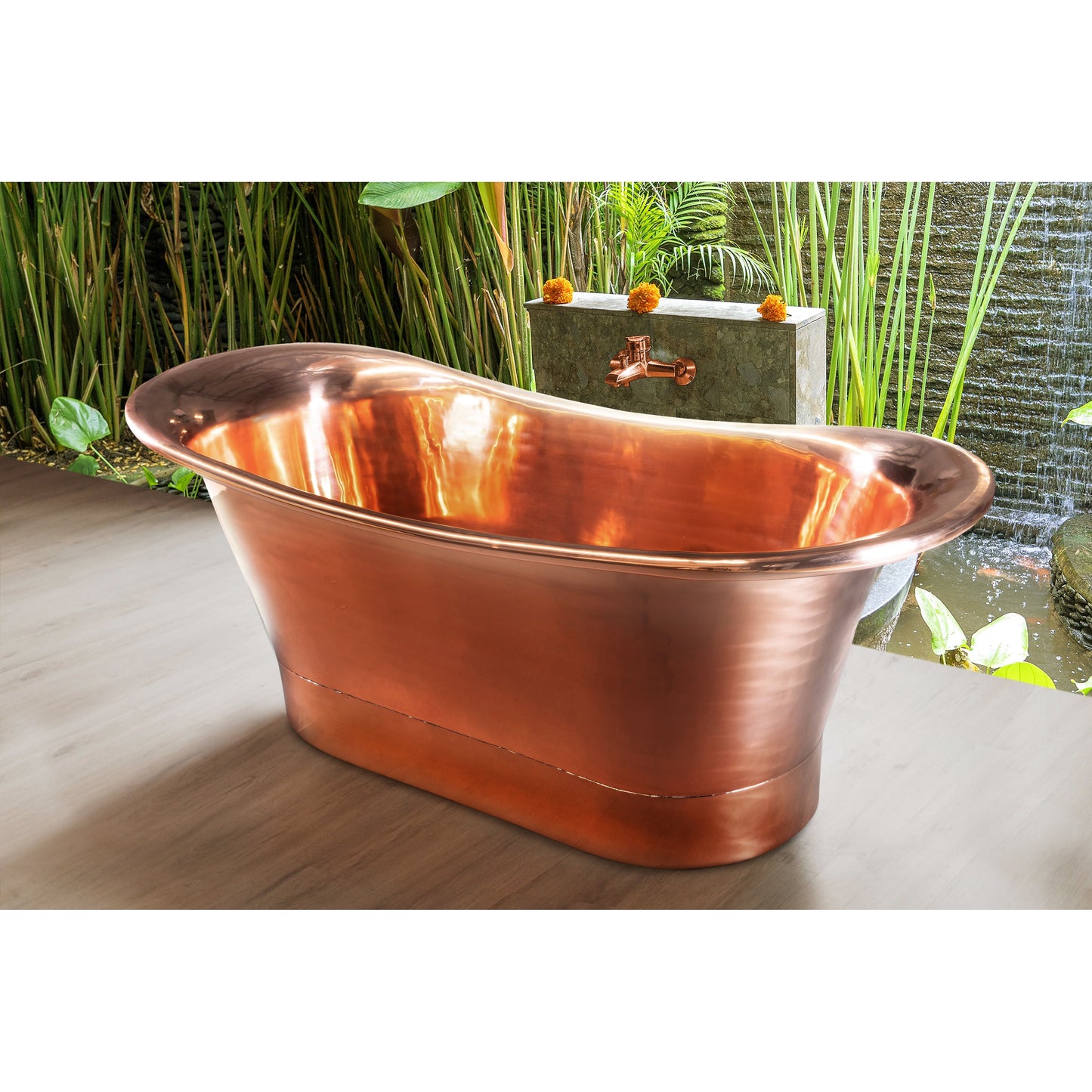 Copper Shiny Polished Bath