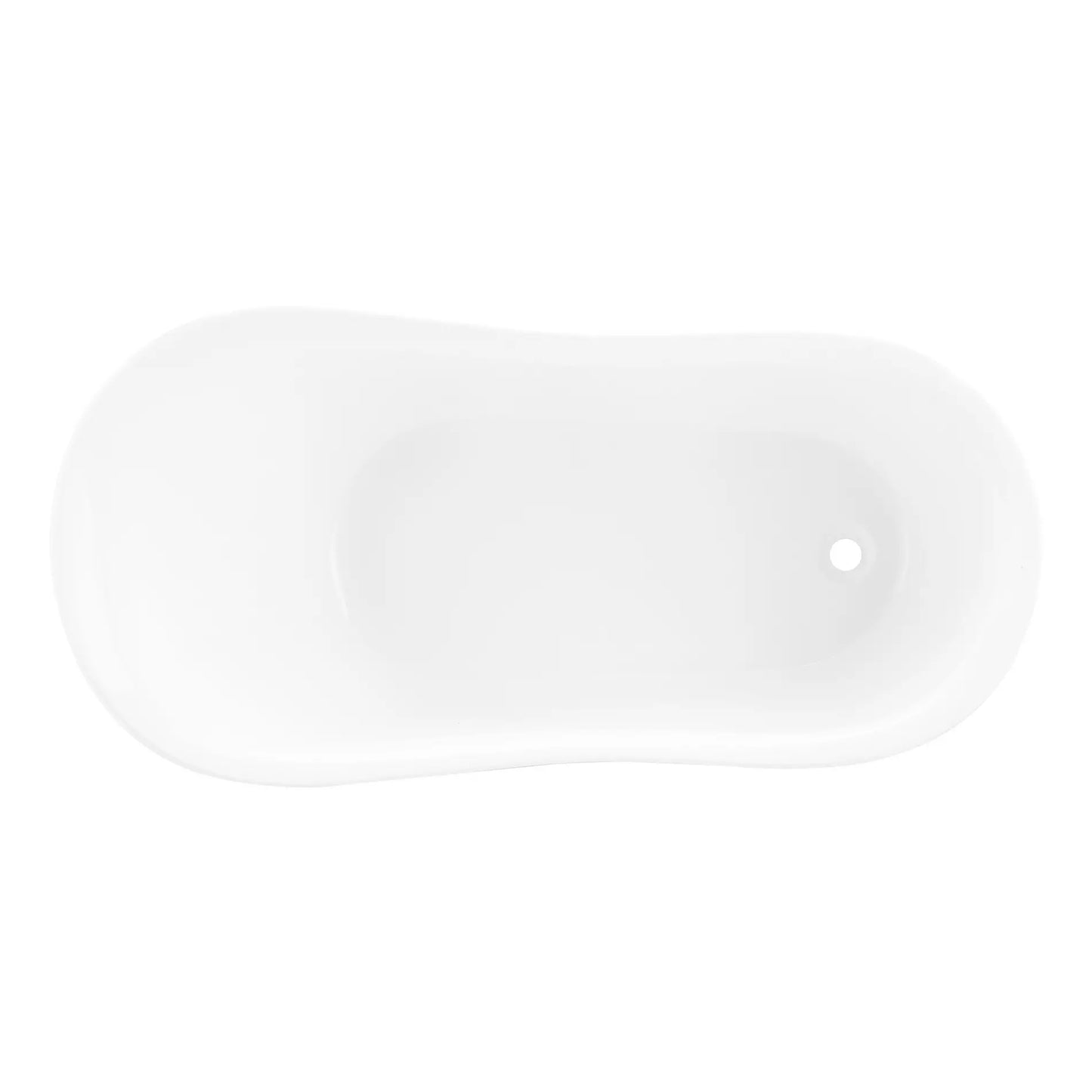 Wembley White Single Slipper Bath (Made From Solid Copper)
