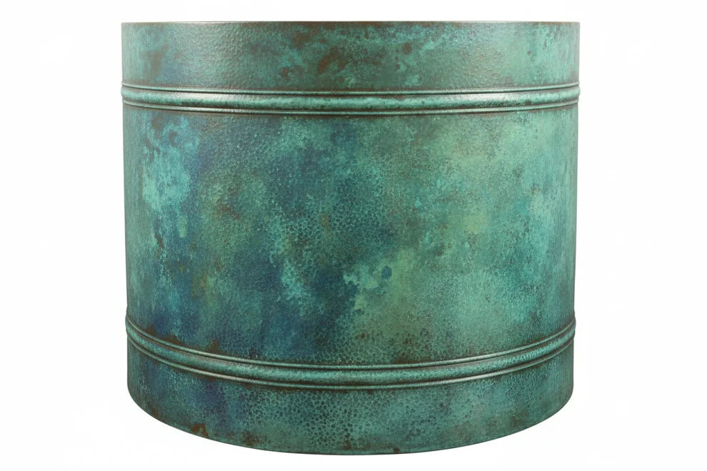 Japanese Inspired Verdigris/Antique Copper Harmony Tub